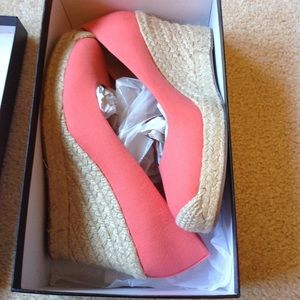 J.Crew Seville Espadrilles Wedges Rose Blossom 9
